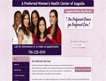 Tablet Screenshot of abortionclinicservicesaugustaga.com